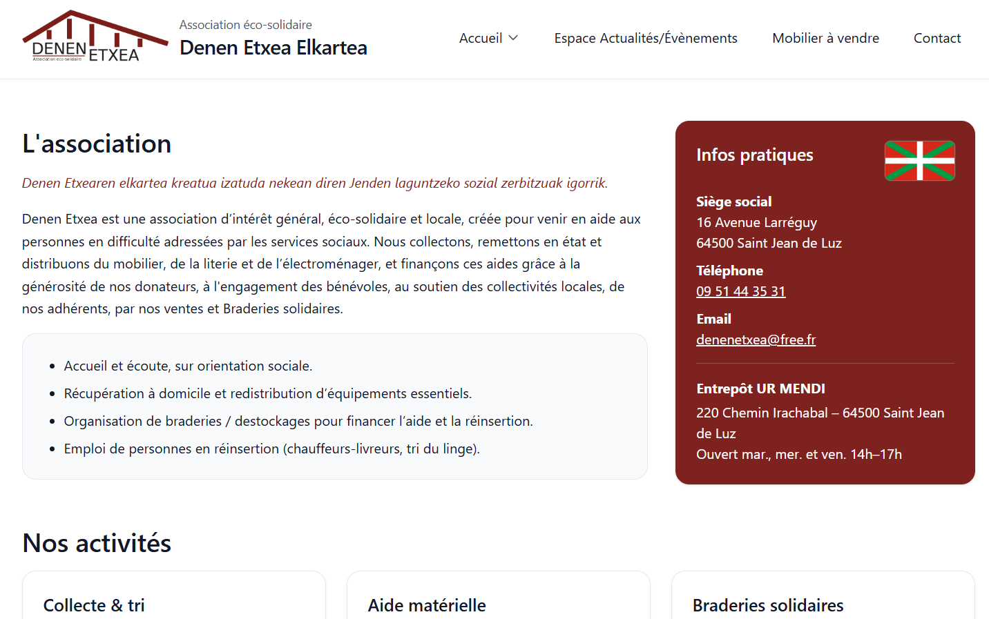 Site Denen Etxea
